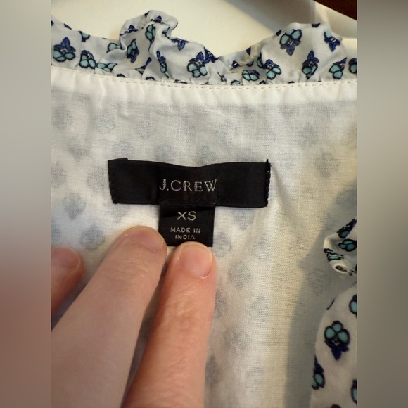 J.Crew Smocked ruffle dress in cotton voile size XS - Picture 5 of 15